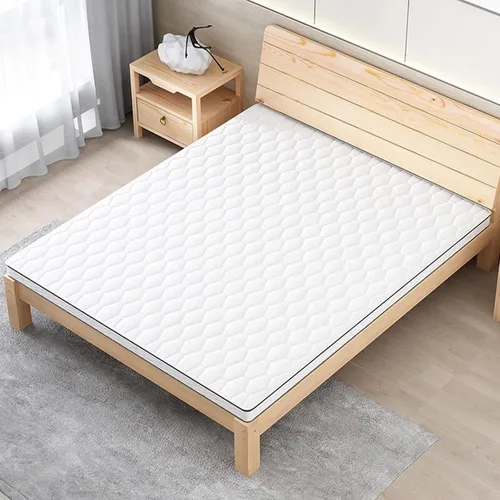 Vista 6 de HM&DX Marco de cama escandinavo de madera maciza, marco de cama rectangular con cabecero, soporte de listones de madera para dormitorio/fácil