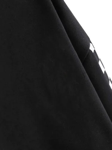 Vista 3 de Imily Bela - Sudadera corta con capucha, con bonitos cuadros, manga larga, a la moda, para niña