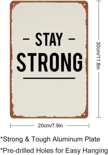 Vista 2 de Interesting Metal Sign Small Wins Poster Wall Art For Room Garage Coffee Bar Decor 8x12 inches