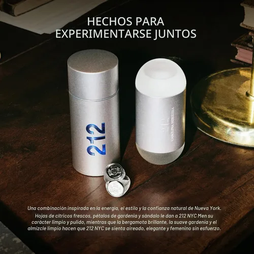 Vista 8 de Carolina Herrera 212 NYC Men Eau de Toilette for Men