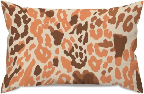Vista 70 de ArogGeld Funda de almohada para sofá, guepardo y leopardo, estampado de leopardo, funda de cojín decorativa de granja para sala de estar