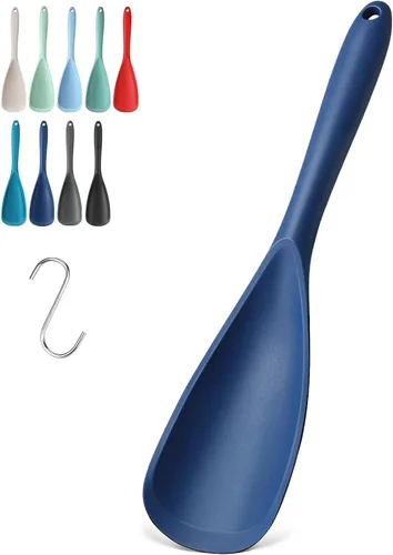 Vista 15 de Paquete de 2 espátulas de silicona para utensilios de cocina antiadherentes 2 paquete caqui