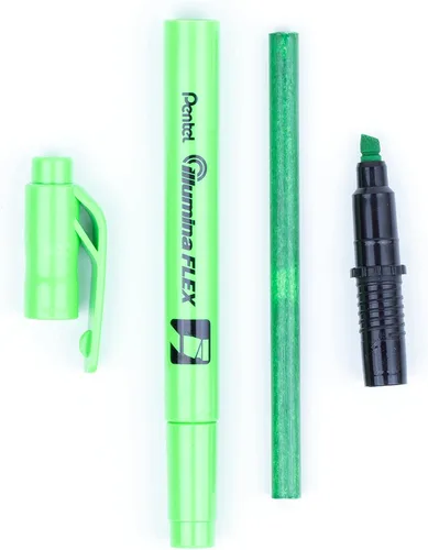 Vista 3 de Pentel Recambio para resaltador Handy-Line S, tinta verde claro, caja de 12 (SLR3-K)