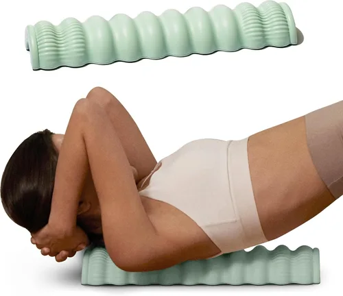 Vista 7 de Wave Pillow II - Herramienta de masaje para estiramiento de columna vertebral, corrector de alineación de columna vertebral para aliviar el dolor