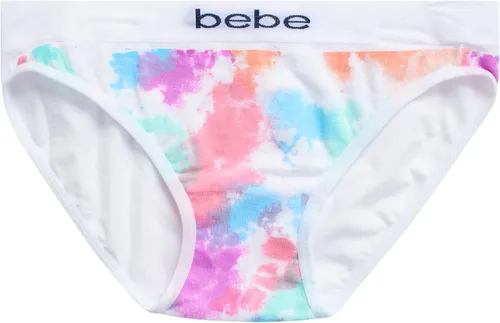 Vista 4 de bebe Ropa interior para niña, paquete de 8 bragas de bikini de microfibra sin costuras (S-L)