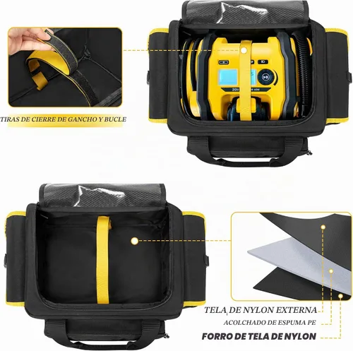 Vista 2 de Rexmica Bolsa de compresor de aire compatible con el inflador de neumáticos