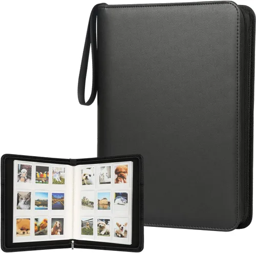 Vista 10 de Álbum de fotos de 320 bolsillos para fotos Polaroid de 2 x 3 pulgadas, álbum de fotos con capacidad para 320 fotos para Fujifilm Instax Mini 12 11 9
