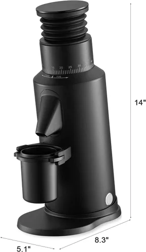Vista 6 de beanglass T64 Molinillo de Café de Dosis Única, Molinillo Eléctrico de Espresso de Burrs Planos de 64mm (Negro)