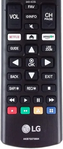 Vista 6 de Control remoto LG AKB75375604 compatible con todos los modelos de TV LG