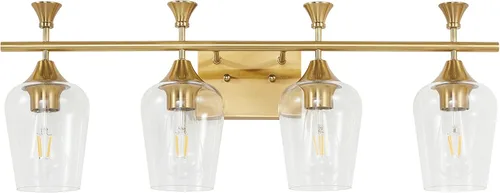 Vista 9 de Lámparas de baño (2 luces, 38 cm), luces de tocador mate negras para baño con pantalla de vidrio esmerilado blanco, luces de pared modernas