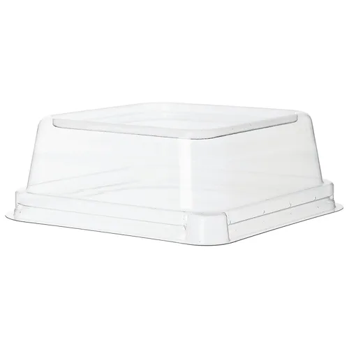 Vista 16 de Eco-Products - Contenedores compostables de 5 pulgadas para llevar, tapas de cúpula verde transparente, caja de 400, se adapta a cajas cuadradas