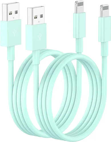 Vista 10 de Cargador de iPhone de 3 pies, cable de carga USB A a Lightning, cable Lightning original de 3 pies a USB, cable de carga de iPhone de 3 pies
