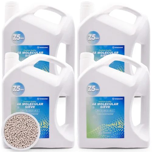 Vista 13 de Wisesorb - Perlas desecantes de tamiz molecular 5A de 3.17 KG, deshumidificadores dessecantes reutilizables absorbentes de humedad