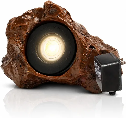 Vista 10 de HALF OFF PONDS LumiNight Iluminación para estanques y paisajes - Luz LED de roca de 1,5 vatios
