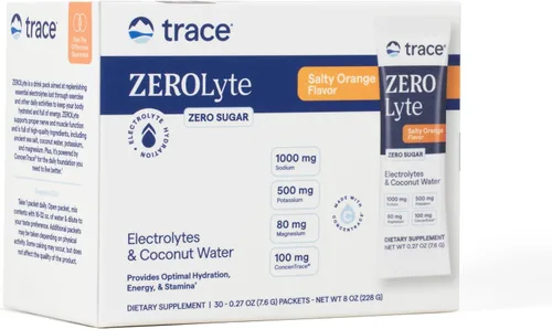 Vista 4 de Trace Minerals ZeroLyte - Mezcla de bebidas con electrolitos, cítricos