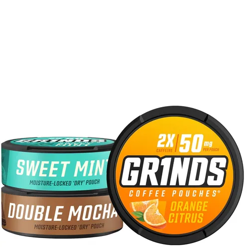 Vista 8 de Grinds Bolsas de café Paquete variado de 11 latas todo en uno Wintergreen, Double Moca, Cerveza de raíz, menta dulce, vainilla, caramelo