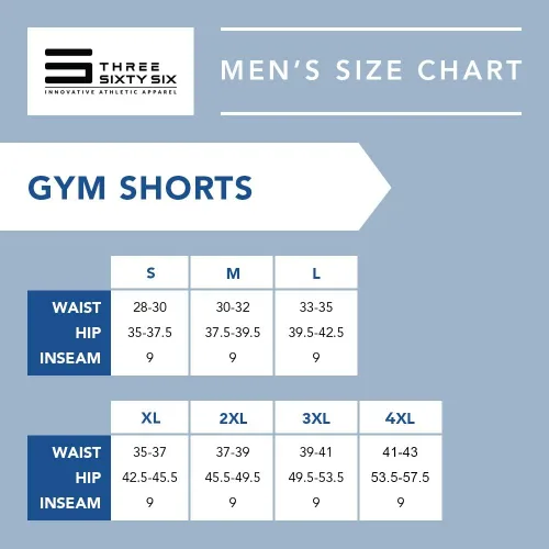 Vista 6 de Dry FIT Gym Shorts for Men - Mens Workout Running Shorts - Moisture Wicking with Pockets and Side Hem