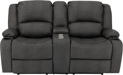 Vista 7 de RecPro Charles - Sofá reclinable doble de pared de 67 pulgadas, para autocaravana, con tela mejorada (color plomizo)