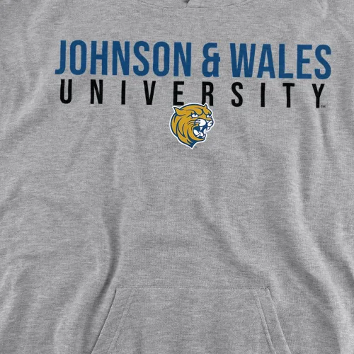 Vista 8 de Johnson & Wales University - Sudadera con capucha oficial para niños y niñas