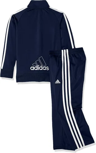 Vista 2 de adidas Tricot - Conjunto de ropa de chaqueta y pantalón para niño