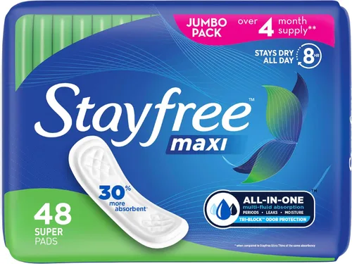 Vista 13 de Toallitas Maxi de Stayfree, X07023, 66 unidades, 1, 1