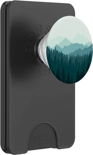 Vista 7 de Mountains Pine Trees PopSockets Swappable PopGrip