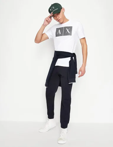 Vista 3 de AX Armani Exchange - Camiseta con logotipo de cuello redondo para hombre