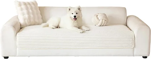 Vista 18 de MYSKY HOME Funda de sofá en forma de L, 100% impermeable para mascotas, fundas de sofá modular en forma de L, fundas de sofá antideslizantes