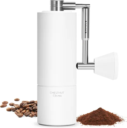 Vista 9 de TIMEMORE Chestnut C3 ESP Pro Molinillo de Café Manual, Molinillo de Café Manual de Rebaba Cónica de Acero Inoxidable S2C con Mango Plegable