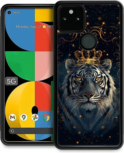 Vista 102 de Compatible con Google Pixel 4A 5G Mobile Case Creative Acrylic Panel trasero Silicona Protección Grip especialmente diseñado para Google Pixel 4A 5G