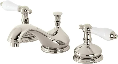 Vista 10 de Kingston Brass KS1167PL Grifo de baño extendido de 8 pulgadas, latón cepillado