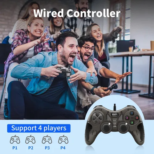 Vista 6 de Retro Game Console 512G, Emulator Console Compatible with 76 Emulators, 4K Video Game Console with Dual System, Portable Game Console with 2