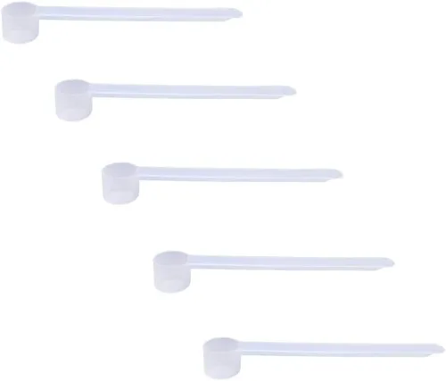 Vista 39 de Cuchara de plástico de mango largo, cucharas medidoras para polvos y gránulos, café, alimentos para mascotas, granos, proteínas, especias y otros