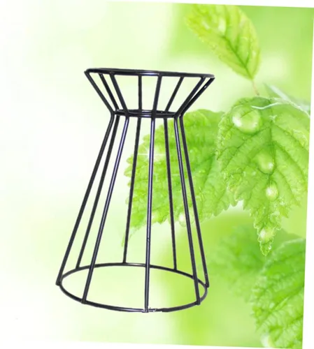 Vista 4 de Soporte de metal para flores de piña, soporte alto para plantas, decoración de maceta con niveles boho