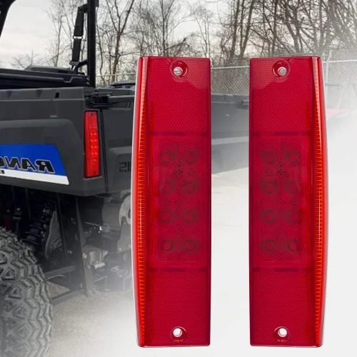 Vista 8 de Ranger - Luz trasera compatible con Polaris Ranger 500 700 800 900 2009-2016, repuesto OEM 2411099 (2411099 rojo)