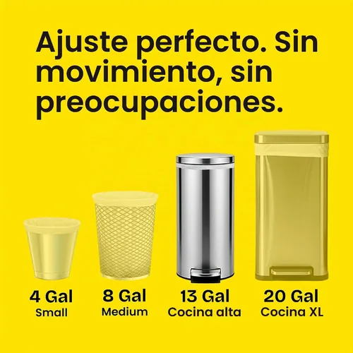 Vista 9 de Glad ForceFlex Bolsas de basura altas para cocina, 13 galones, Pine-Sol Original, 40 unidades (el paquete puede variar)