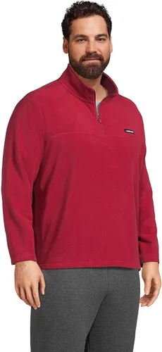 Vista 3 de Lands' End Jersey de forro polar con cremallera corta para hombre