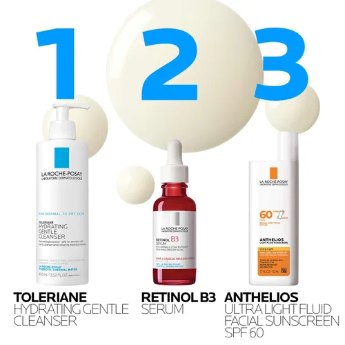 Vista 5 de La Roche-Posay Suero Facial de Retinol Puro con Vitamina B3, Suero Facial Antienvejecimiento para Líneas, Arrugas y Daño Solar Prematuro