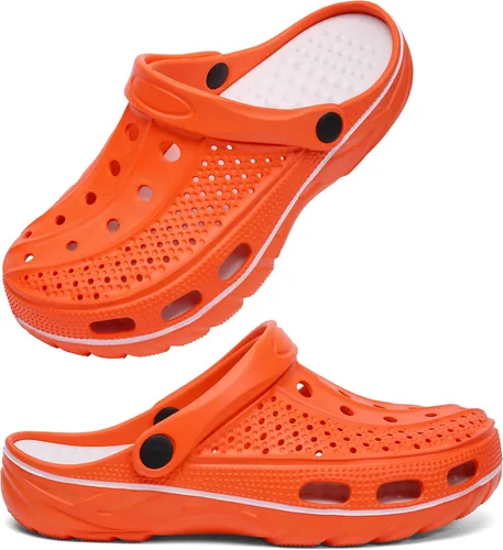 Vista 17 de INMINPIN - Zuecos ortopédicos para mujeres y hombres, con soporte de arco, zapatos de jardín, sandalias con fascitis plantar y plantillas de pies