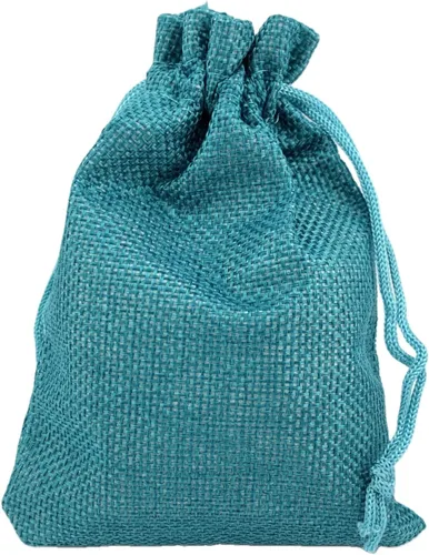 Vista 56 de Palmhomee Paquete de 20 bolsas de regalo de arpillera con cordón, bolsas de joyería de lino, bolsas de yute de boda para joyas y bolsas