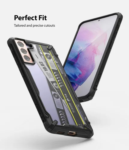 Vista 5 de Ringke Diseño Fusion-X compatible con Galaxy S21 Plus, diseño de carcasa resistente - Banda de boletos