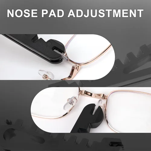 Vista 5 de Herramienta de ajuste de marco de lentes, doblador de marcos de lentes para brazos de patillas y almohadillas de nariz, multiherramienta recomendada