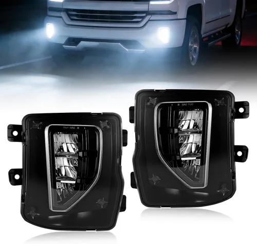 Vista 74 de Shocklight Luces antiniebla LED de repuesto para Dodge Ram 1500 2009-2012, Dodge Ram 2500 3500 2010-2018 Lámparas antiniebla izquierda y derecha