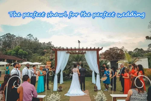 Vista 7 de Bufanda para mujer, chales y envolturas para vestido de noche, boda, regalo de dama de honor