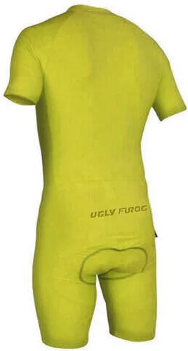 Vista 88 de UGLY FROG Traje de triatlón para hombre de manga corta Jersey de piernas cortas Skinsuit Tri Kit Ciclismo Skinsuit Team Bike Ropa