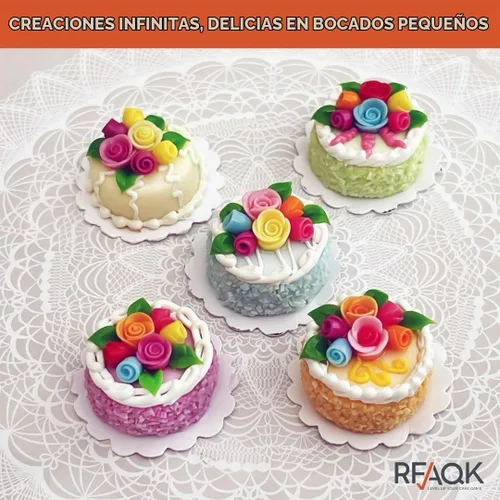 Vista 9 de RFAQK Juego de moldes para mini pasteles de 4 pulgadas para hornear - 4 moldes pequeños antiadherentes para tartas de queso, pizzas, quiches y más.