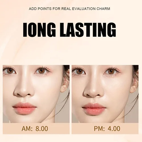 Vista 5 de Cojín de aire BB Cream Iluminador de sentido de luz Corrector Hidratante Base de cara lisa Maquillaje de larga duración Cobertura completa Luz