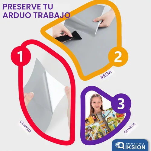 Vista 5 de QIKSION 24 hojas de ahorro de rompecabezas, hojas de pegamento de rompecabezas para 1000-3000 piezas Preserve & Frame - Rompecabezas de 4 piezas