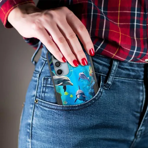 Vista 834 de Funda para Galaxy A14 5G, resistente de doble capa híbrida de policarbonato duro, goma suave, a prueba de golpes, funda protectora resistente
