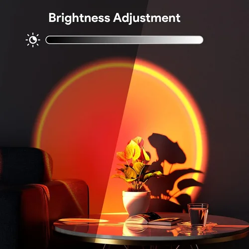 Vista 8 de Lámpara de puesta de sol, proyector de luces LED con control remoto, aplicación de control de botón, luz nocturna, luces RGB, luz solar, lámpara